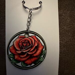 Rose Keychain